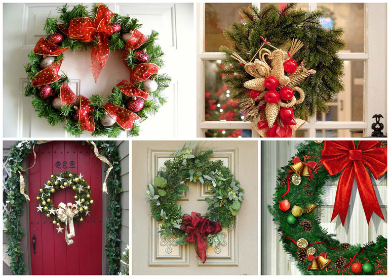 Décoration de la porte d'entrée