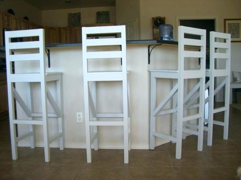 Tabouret de bar avec dossier