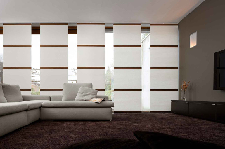Rideaux dans le salon