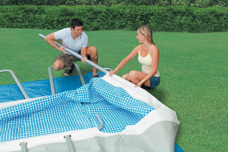 Comment démanteler le pool de trames Intex