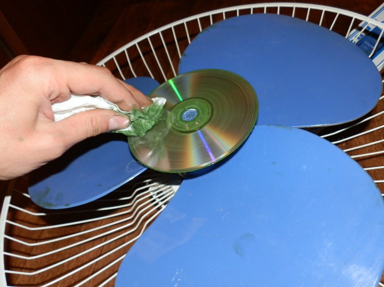 Égratignures faites par le disque