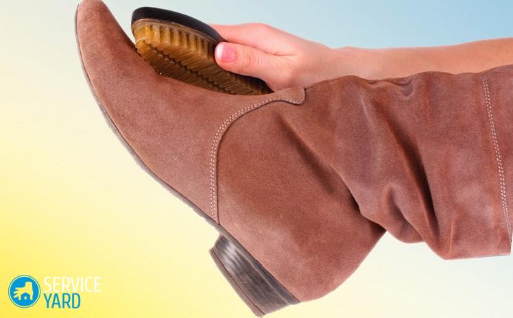 bottes en daim
